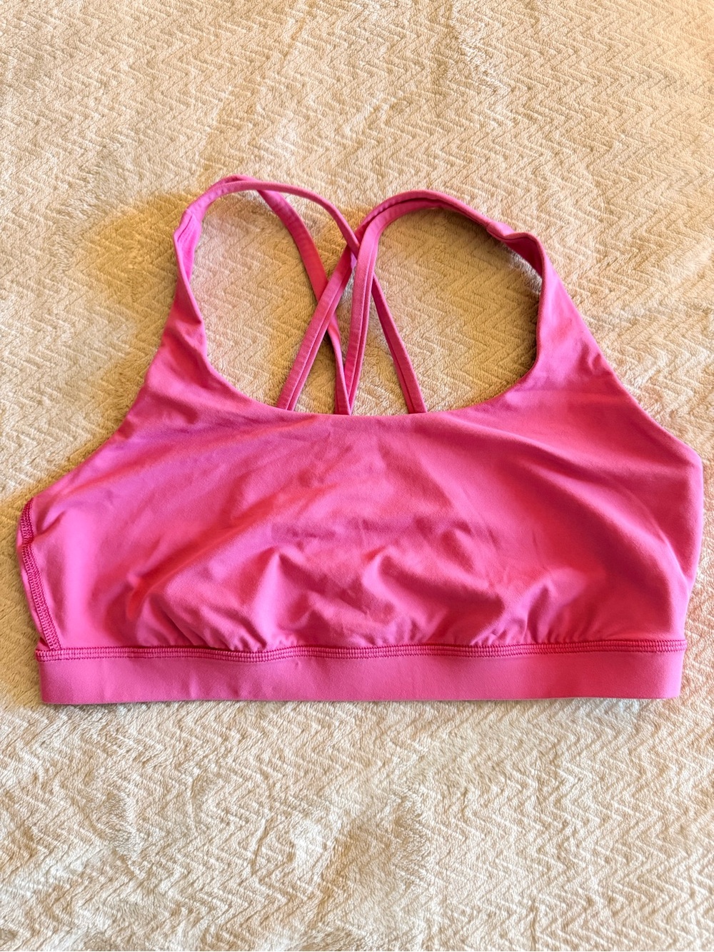 Lululemon Energy Bra Hot Pink Size 12